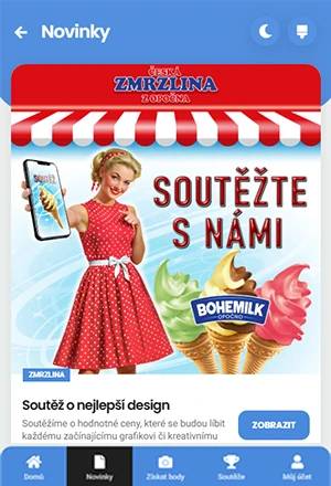 Hravá aplikácia na zbieranie bodov - Portfólio TechWeb