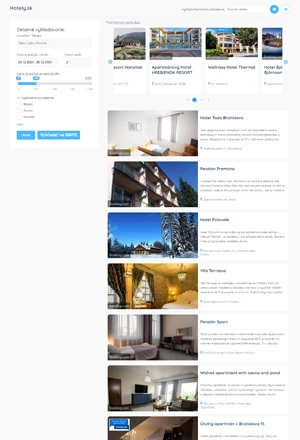 Webová aplikácia + API integrácie + redizajn - Portfólio TechWeb