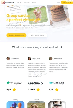 Kudoslink.com Hero