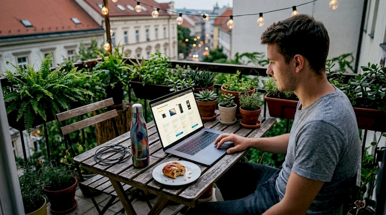 Zákazník si na e-shope porovnáva jednotlivé produkty, aby si mohol vybrať ten najvhodnejší.