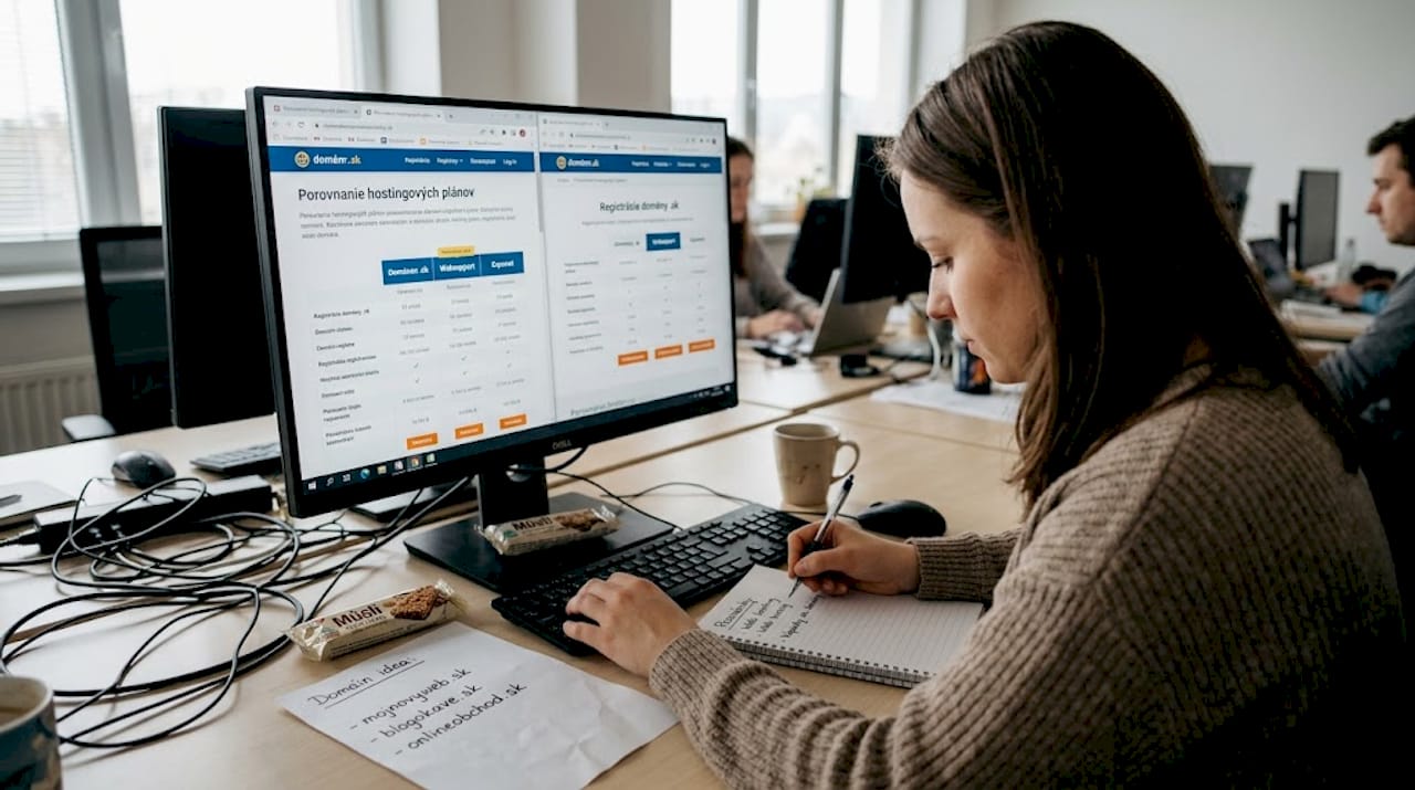 Ako si správne vybrať webhosting a doménu: porovnanie rôznych možností