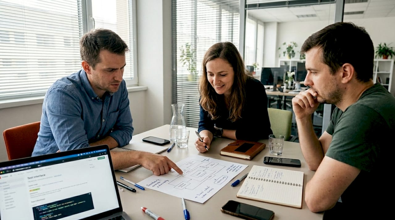 Porada tímu k riešeniam pre zdravotnícky portál