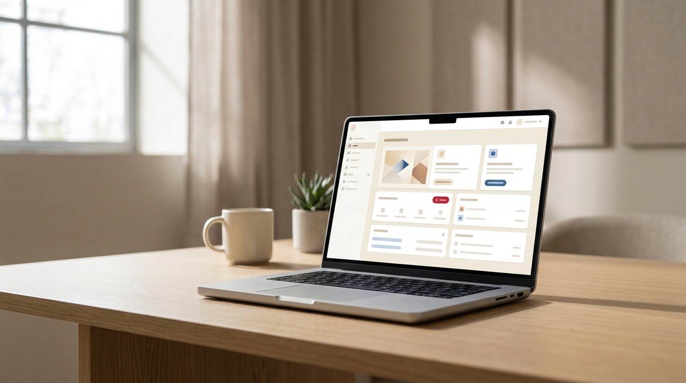 Zákaznícky portál na mieru — moderný dashboard pre B2B klientov