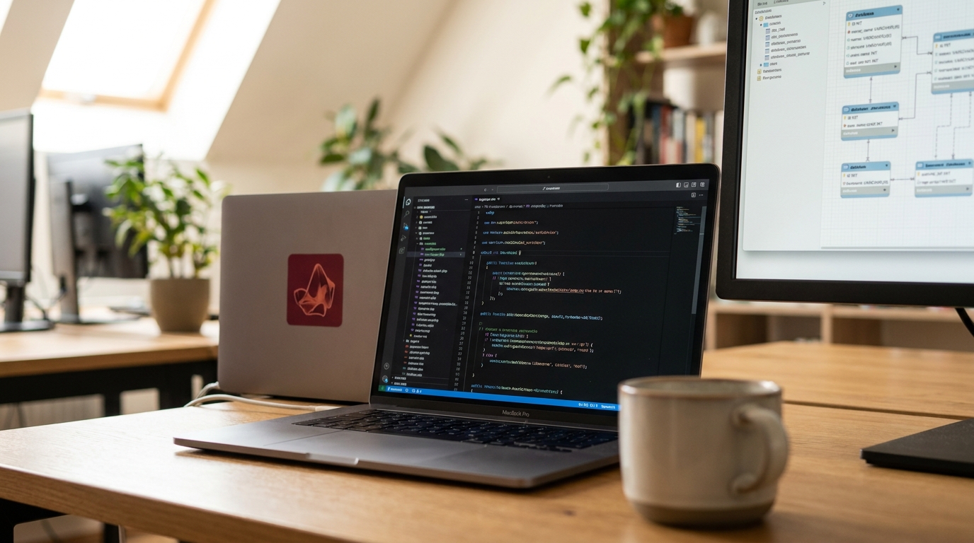 Laravel PHP vývoj — TechWeb tím pri práci