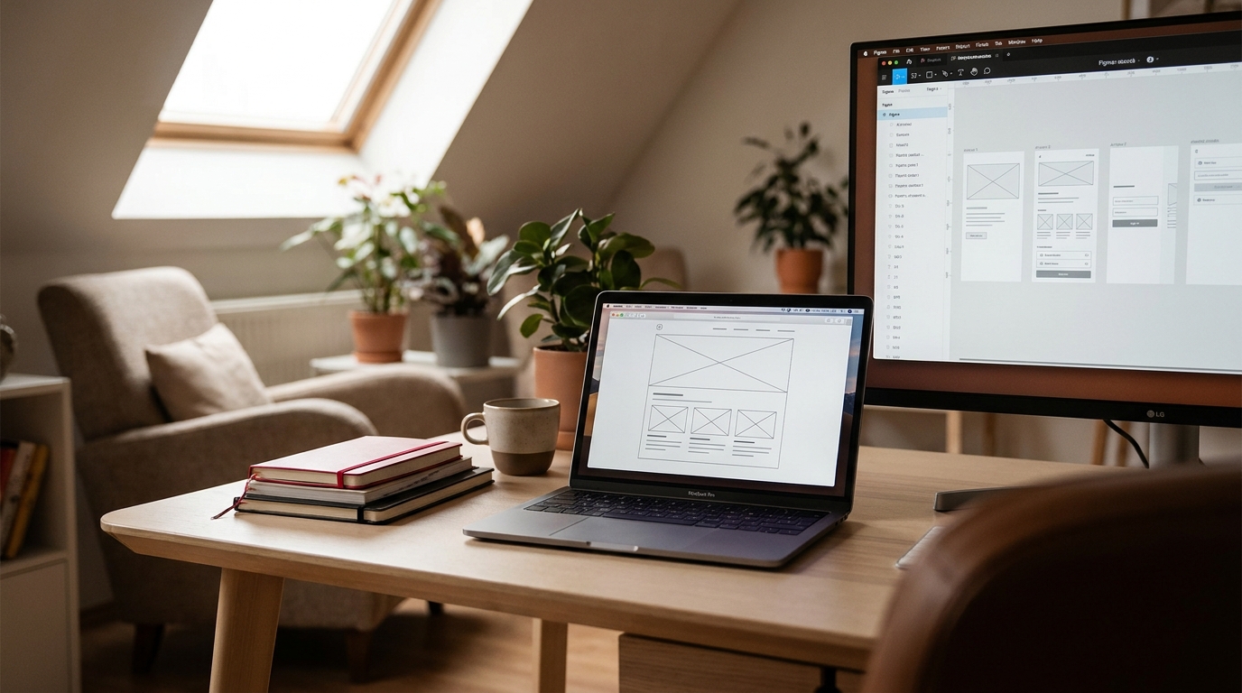 Moderný webdesign 2026 — TechWeb dizajnový proces