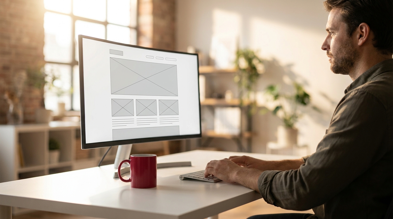 UX UI dizajn proces — Figma wireframing v TechWeb štúdiu