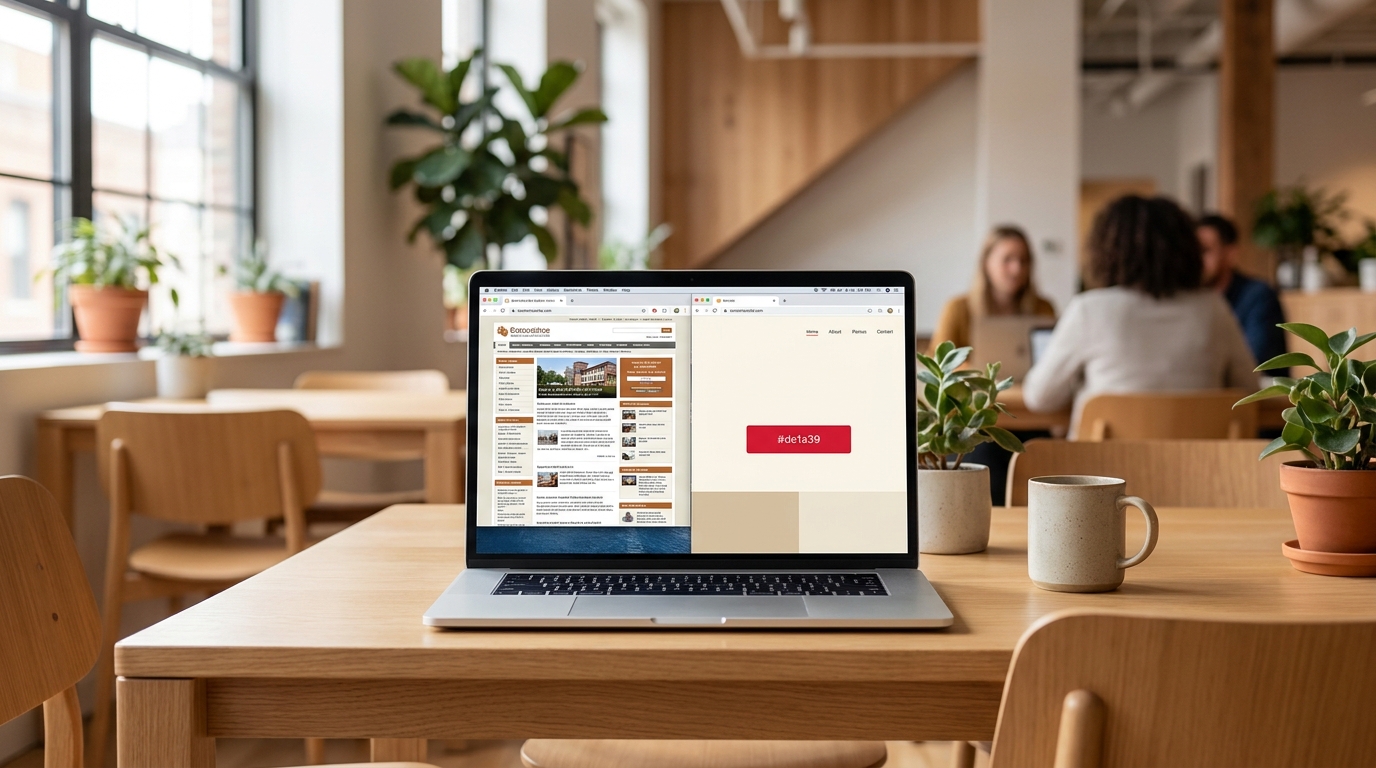 Redesign webstránky — porovnanie starého a nového dizajnu, TechWeb.sk
