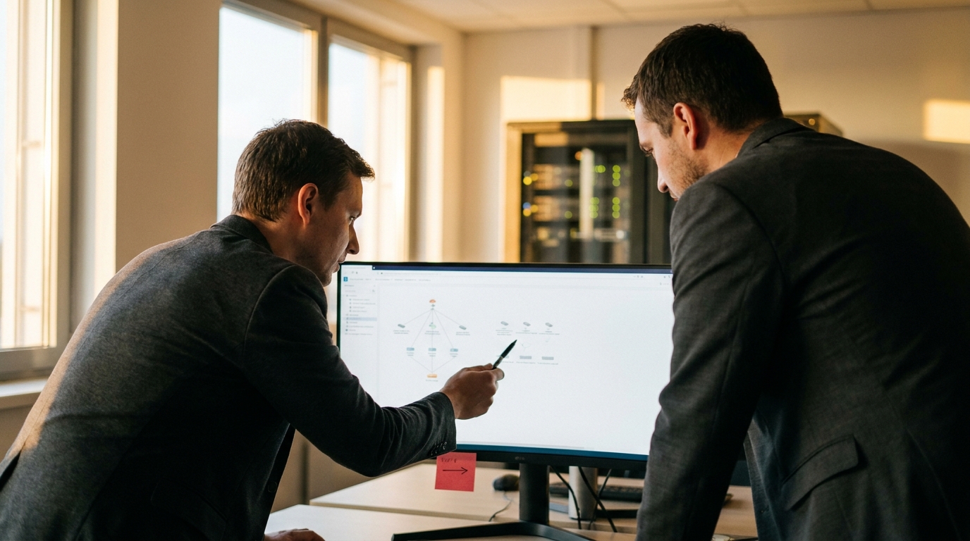 Tím TechWeb pri odovzdaní cloud servera klientovi