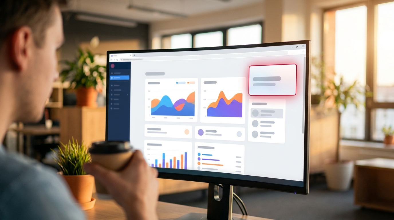 Tím TechWeb sleduje dashboard webovej aplikácie pre distribučnú firmu